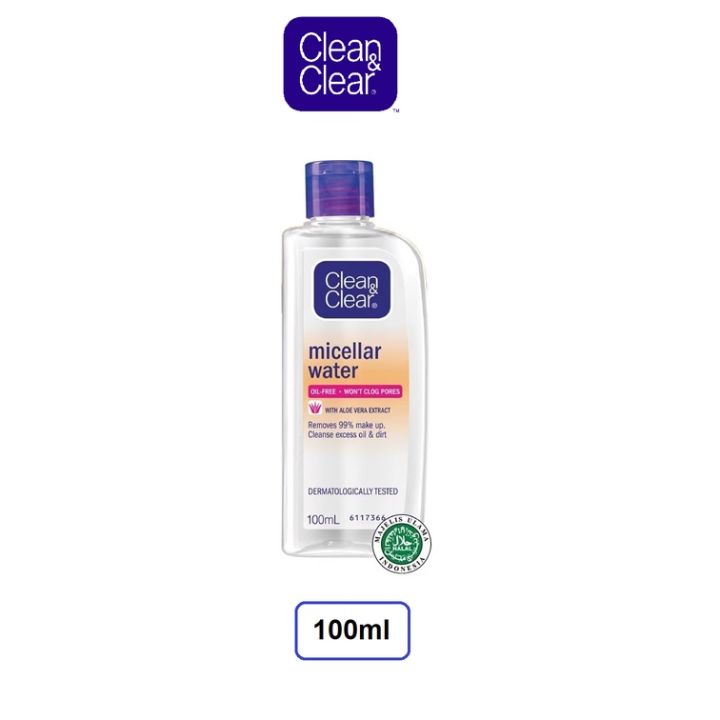 Clean and clear micellar water cleanser in 100 ml