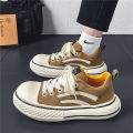 High Quality Men's Board Shoes Spring Youth Casual Canvas Sneakers Anti-Slip Stylish Jogging High Top Shoes Boys All Sports. 