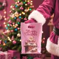 50pcs Pink Merry Christmas  Bags Santa Claus Candy Bags for Home 2025 Winter Holiday Christmas Decoration Navidad . 