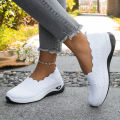 Women Shoes Orthopedic Knit Walking Shoes Breathable Slip-On Loafers Soft Non-Slip Wedge Sneakers Comfortable Casual Footwear.