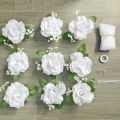 WEDDING CAR DECORATION ARTIFICIAL FLOWERS DECORATION FOR WEDDING CAR, WHITE. 