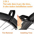 Bike Tire Levers Bike Tire Pliers Bicycle Tyre Remover Clamp with Non-Slip Grip Convenient for Wheel Maintenance. 
