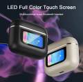 A9 Pro Touch Screen ANC/ENC Wireless Earbuds with Bluetooth 5.4, Double Noise Reduction, Bass Boosted Sound, and Long Battery Life for Android and iOS. 
