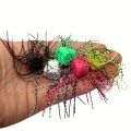 5pcs/lot Handmade Soft Fishing Lure Set - Dice Rubber Bass Bait for Outdoor Tackle. 