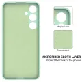 Delicate Liquid Silicone soft Phone Cases For S25 UItra S23 S24 FE For Samsung Galaxy S23 S24 Plus Camera Lens Protector Cover.