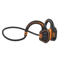 Wave Open-Ear Bone Conduction Earphone Ipx8 Waterproof Wireless Headphones Sports Outdoor Running Earbuds Bluetooth 5.1 Orange. 