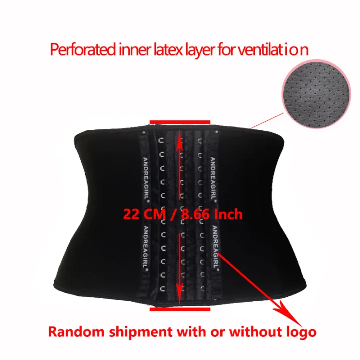 22cm%20Short%203%20Layers%20Latex%20Waist%20Trainer%20Corset%209%20Steel%20Bones%20Shapewear%20Body%20Shapers%20Women%20Corset%20Slimming%20Belt%20Waist%20Shaper%209052%20-%20Image%203
