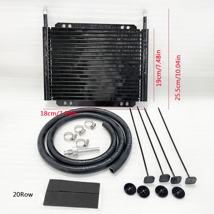 Stacked Radiator Oil Cooler Aluminum Transmission Oil Cooler 12Row 15Row 17Row Automatic ...