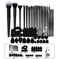 MAANGE 50pcs Makeup Kit 20pcs Professional Makeup Brush Set 25pcs Air Cushion Puffs Eyelashes Curled 4pcs Wash Accessories . 