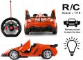 Remote Control Opening & Closing Doors Famous Winner Racing RC Car Die-Cast Car Toy for Kids (Multicolor). 