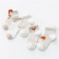 5Pairs/lot 0-24M Infant Baby Socks Baby Socks for Boys Girls Cotton Mesh Newborn Toddler First Walkers Baby Clothes Accessories. 