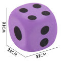 38mm Giant EVA Foam Dice Large Six Sides Dice Kids Educational Counting Toys Children Party Game Dice Board Game Dices. 