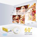 Mini Projector, ELEPHAS Portable Projector for iPhone 1080P Supported, Video Smart Led Pocket Small Home Phone Projector for Bedroom with Laptop HDMI USB TV AV Interfaces and Remote to Watch Cartoon. 