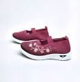 Women breathable cloth shoe soft stylish and flexible shoe for girls. 