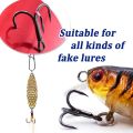 6x Strong Fishing Hooks Treble Hooks for Hook Upgrade Cutting Blade Short Shank Black Nickle 20Pcs 8# 6# 4# 2# 1# 1/0# 2/0# 3/0#. 