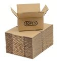 Brown Corrugated Cardboard Mailer Box with Lids Small Item Shipping Box Single Wall 5.7x3.3x4.1inches 32Lb/sq Inch.