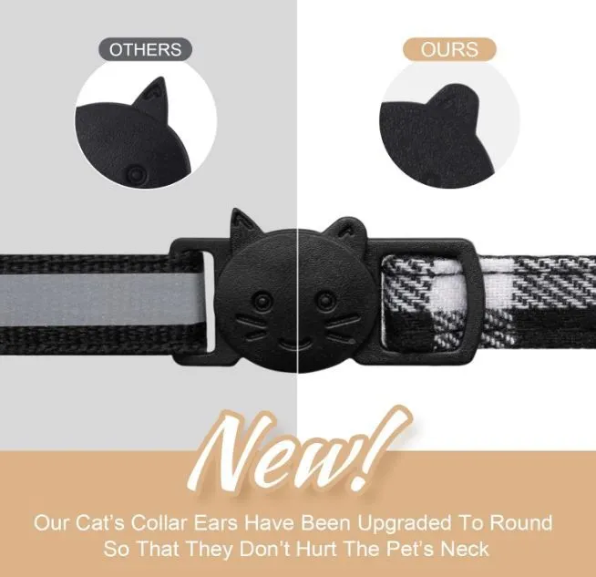Cat%20Kitten%20Collar%20Breakaway%20with%20Bell%20Quick%20Release%20Safe%20Buckle%20Adjustable%20Cat%20Kitten%20Collar%20-%20Image%203