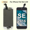 Full Set Display for  iPhone SE 2016 LCD Screen with Front Camera Home Button Complete Assembly Replacement with Tools Kit. 