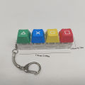 Mechanical Keyboard Key Cap Shaft Tester Keychain Key Ring Fingertip Press Dlow Pressure Toy Novelty Toy.