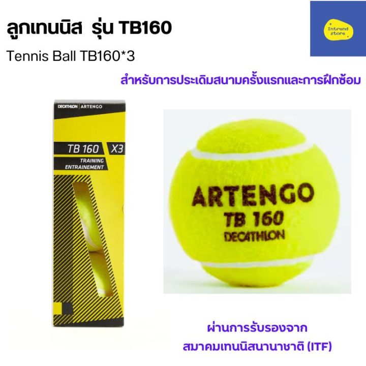 Artengo%20tb100%20tennis%20ball%20pack%20of%203%20Children%204-7%20years%20old%20durable%20and%20certified%20by%20ITF.%20-%20Image%204