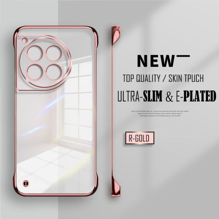 Plated%20Transparent%20Slim%20Frameless%20Phone%20Case%20For%20Oneplus%2013%2013R%2012%2012R%2011%2011R%2010T%2010R%2010%20Pro%20Lens%20Protection%20Plating%20Back%20Cover%20-%20Image%205