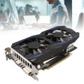 Computer Graphics Card 4GB Graphics Card Lower Working Temperature High Efficiency Low Noise ABS for Dual Fan Desktop Computer. 