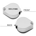 Pocket Jewelry Magnifying Glass Jewelers Eye Tools Jewellery Folding Loupe Glass Lens Magnifying Triplet Glass Jewelry Diamond. 