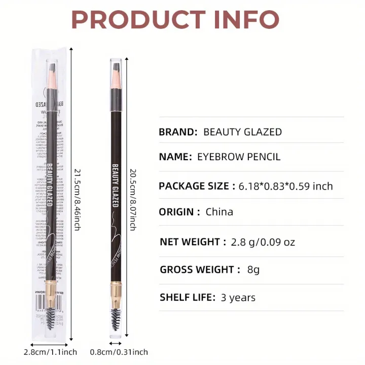 2024%20BEAUTY%20GLAZED%20Eyebrow%20Pencil%20With%20Brushes%20Waterproof%20Brow%20Pencil%204%20Colors%20Long-lasting%20Formula%20Double%20head%20Eyebrow%20Pencil%20-%20Image%204