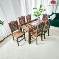Excellent quality Sub vineer process wood Dining Table / Dinning table with 6 chairs, Code ADI-1039. 