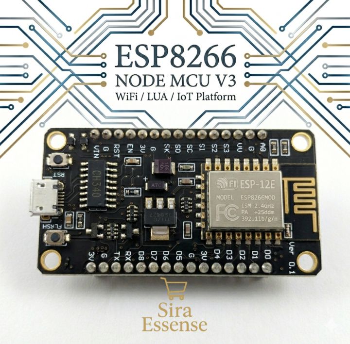 ESP8266 CH340 NodeMCU Lua V3 serial port wifi module Internet of Things ...