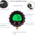 255PSI Digital Gas Pressure Gauge Accuracy 1% with M11 1/4 1/8NPT Screw Thread Connector Rubber Protector For Car Truck. 