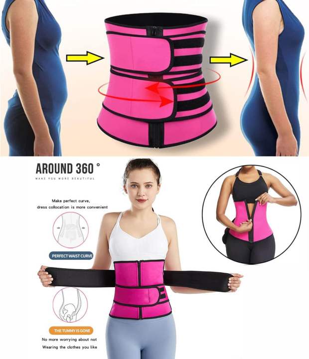 Vuirrm%20Women%20Tummy%20Control%20Corset%20Shapewear%20Waist%20Cincher%20Corset%20Shapewear%20Pink%20-%20Image%205