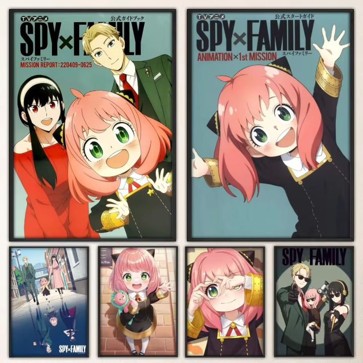 Anime Spy X Family Anya Poster Prints Poster Wall Painting Bedroom Living Room Wall Bar Restaurant
