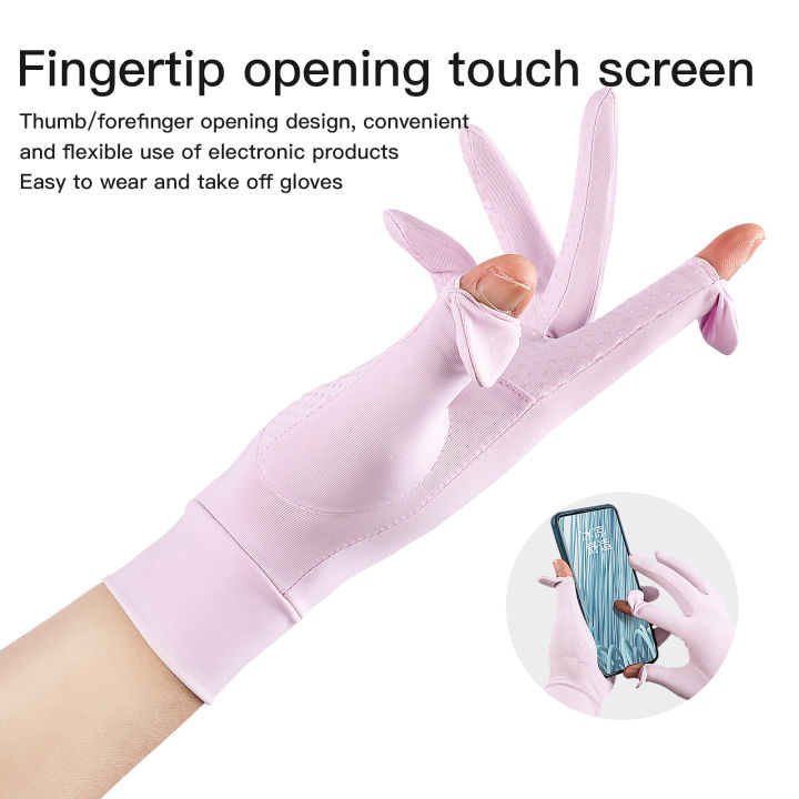 Women%20Mid%20Sunscreen%20Gloves%20Summer%20Spring%20Thin%20Elastic%20Anti%20UV%20Driving%20Gloves%20Slip%20Resistant%20Etiquette%20Gloves%20-%20Image%202