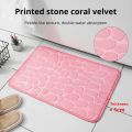 Mat Non Slip Carpets Cobblestone Embossed Bathroom Bath In Wash Basin Bathtub Side Floor Rug Shower Room Doormat Memory Foam. 