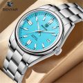 2024 BENYAR New Luxury Men Mechanical Wristwatches 10Bar Waterproof Automatic Watch Stainless Steel Sports Diving Watch for Men. 