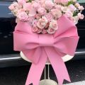 2025 New DIY Big Bow Tie Backdrop Eva Eco-friendly Material Package Wedding Party Holiday Party New Year Bow Tie Car Decoration.