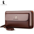 Men Clutch Bag Men's Long Purse Large Capacity Men's Wallets Cell Phone Pocket Passcard Pocket High Quality Wallet Bags For Men. 