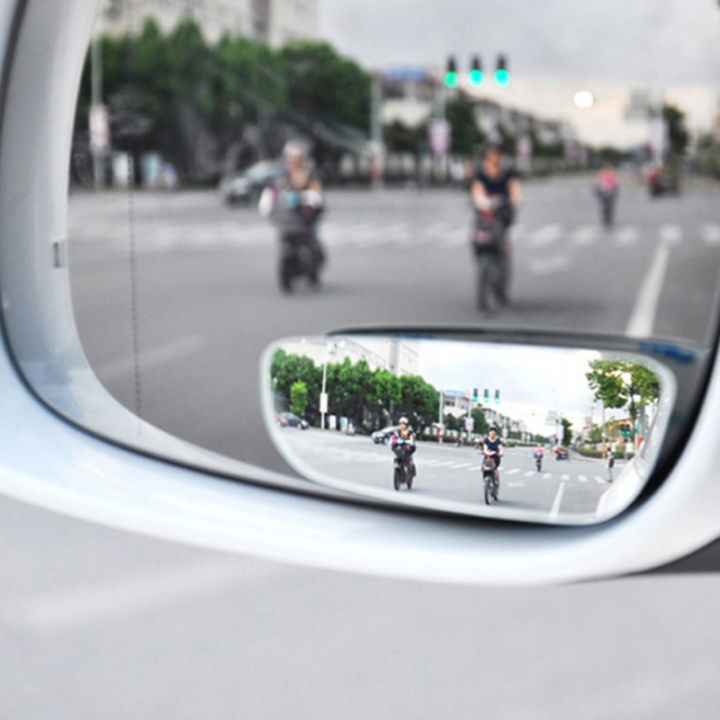 Bestgle 2 Pcs Adjustable Automotive Blind Spot Mirror Frameless Round - View #5