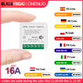 16A MINI Wifi Switch DIY Smart Home 2-way Control Relay Smart LIfe APP Control Remotely Timer Works With Alexa  Home Alice. 