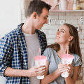 Reusable Plastic Cups With Pink Ribbons, 24 Ounces With Straws And Lids. For Parties, Drinking, Coffee, Weddings, Birthdays.