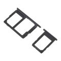 Samsung Galaxy J6 Dual SIM Tray Slot Replacement, Black, Easy Install, Durable Material, Perfect Fit, Micro SD Card Support. 