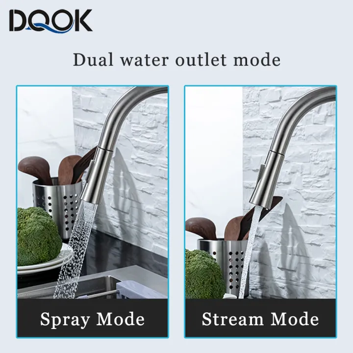 Kitchen%20Faucet%20Pull%20Out%20Brushed%20Nickle%20Stainless%20Steel%20Black%20Kitchen%20Mixed%20Tap%20Kitchen%20Sink%20Tap%20-%20Image%204