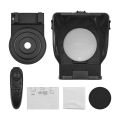 Andoer Portable Smartphone Teleprompter Prompter with Phone Holder Remote Control for Video Recording Live Streaming Interview.