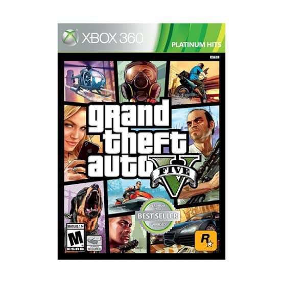 Grand Theft Auto 5 / GTA-5 (2*DVDs) - Xbox 360 (Original/ Used)