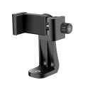 360 Degree Rotating Mobile Phone Clip With All 1/4 Screw Cellphone Holder Tripod Mount Desk Tripod Adapter For Samsung iphone 14. 