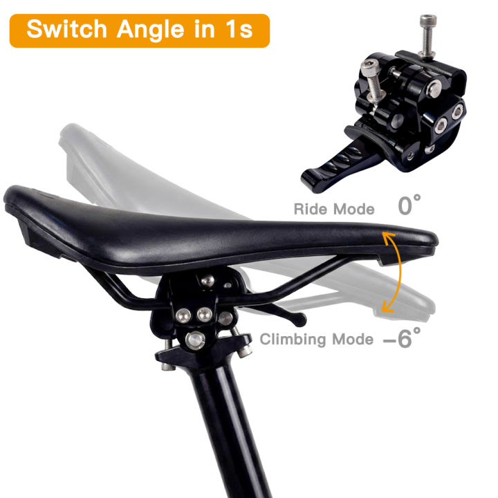 MTB Saddle Tilt Adjuster Quick Release Seat Angle Switch System Climbing Descent Enduro E-MTB Seatpost Accessories Tuning