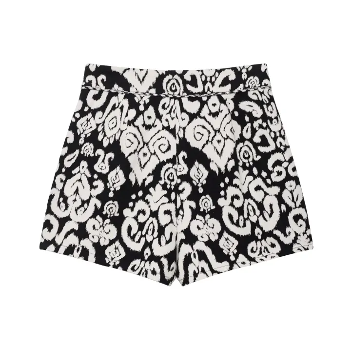 DUOPERI%202025%20New%20Women%202%20Piece%20Set%20Printed%20V-Neck%20Vest%20&%20Side%20Zipper%20Skirts%20Shorts%20Female%20Elegance%20Chic%20Casual%20Shorts%20Set%20-%20Image%205