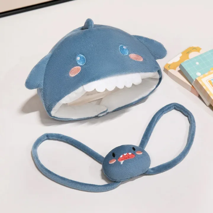 Cute%20Shark%20Head%20Backpack%20Plush%20Toy%20with%20Capybara%20Design%20Adorable%20Stuffed%20Doll%20%20Birthday%20and%20Holiday%20%20for%20Kids%20or%20Friends%20-%20Image%204
