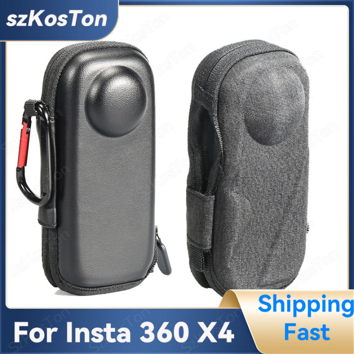 PU Bag Portable Protective Case for Insta 360 X4 Anti-scratch Screen Protector Mini Storage Case for Insta360 X4 Accessories